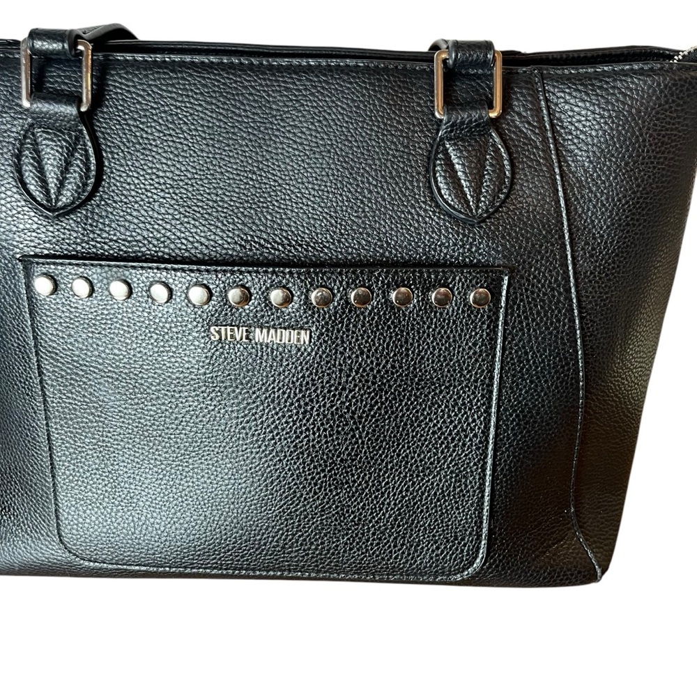 BLACK STEVE MADDEN TOTE - Picture 5 of 12